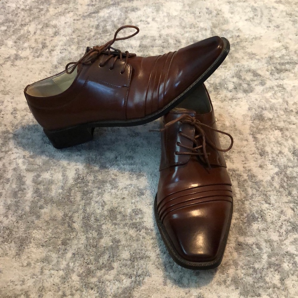 Men’s Leather Dress shoes sz 12 SLNY: Steven Land